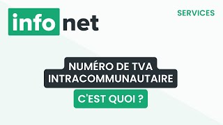 Le numéro de TVA intracommunautaire cest quoi  définition aide lexique tuto explication [upl. by Orvie989]