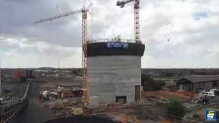 Time lapse Concrete slipform Silo [upl. by Gebler653]