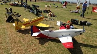 Model Plane Demonstration Video  Golden Era Air Races 2013 Day 1 Action [upl. by Teirtza]