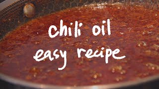 super easy din tai fung chili oil recipe in 30 mins [upl. by Esinahs86]