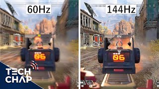 60hz vs 144hz vs 240hz  The TRUTH about High Refresh Monitors  The Tech Chap [upl. by Enyala]