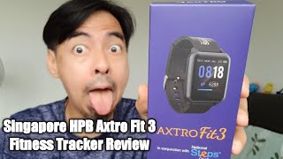 Singapore HPB Axtro Fit 3 Fitness Tracker Review [upl. by Hakaber970]