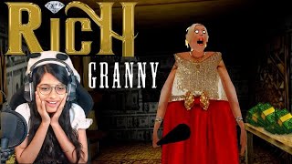 Escape From Rich💲Granny Gone Wrong 😱😭  Granny Horror Game [upl. by Eirelam]