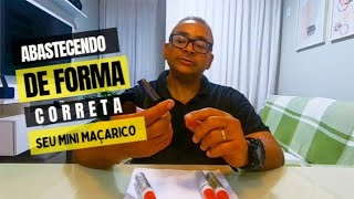 ABASTECENDO DE FORMA CORRETA SEU MINI MAÇARICO FÁCIL E RÁPIDO [upl. by Gilbart45]