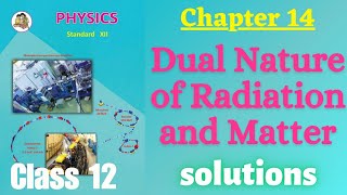 Dual Nature of Radiation and Matter class 12 physics chapter 14 Exercise solutions [upl. by Notgnihsaw]