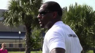 Ray Lewis Defensive Football Camp Part 1 [upl. by Peper684]