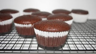 Eggless chocolate cupcakes  Chocolate Cupcake Recipe  Easy chocolate cupcake recipe [upl. by Ynnol]