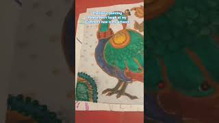 Thanjavur paintingart 2024shorts viral shorts comment how is my artwork [upl. by Lyndel]