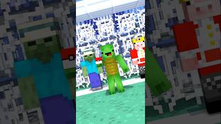 Mikey Was defeated by Jj minecraft minecraftshorts herobrine trending [upl. by Noek]