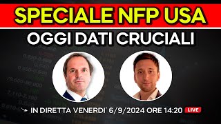 Nonfarm Payrolls e Tasso di Disoccupazione OGGI DATI CRUCIALI PER I MERCATI [upl. by Koal]