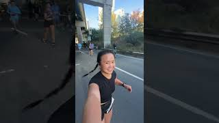 my first marathon 🥹🫶🏻 marathon running toronto [upl. by Walden]