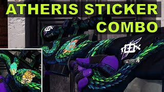 AWP ATHERIS STICKER COMBO CSGO  best sticker combinations for awp atheris skin [upl. by Johannah]