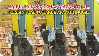 STAF KEDAI KOSMETIK DIPUK4U PEMBELI GELANG RANTAI amp CINCIN EMAS HABIS DISERAH [upl. by Selry]