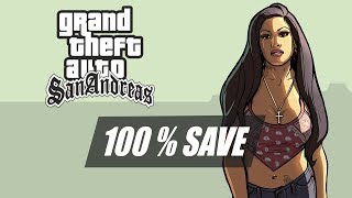 Grand Theft Auto San Andreas  100 Save Game PC Download in Description [upl. by Charmain]