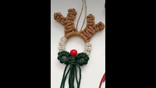 Macrame Workshop  Reindeer [upl. by Kallman]