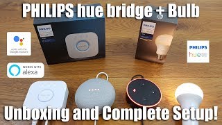 Philips HUE Unboxing and Complete Setup for Beginners [upl. by Sito495]