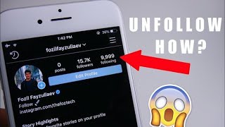 How To UNFOLLOW Everyone on Instagram at ONCE 2024 [upl. by Gautea]