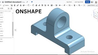 Onshape tutorial for beginners 2023 [upl. by Drice]