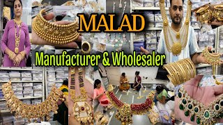 MALAD  IMITATION JEWELLERY WHOLESALE MARKET IN MUMBAI  JEWELLERY MANUFACTURE IN MALAD [upl. by Ennywg]