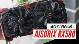 AISURIX RX580 8GB Review amp Unboxing  Games TESTED [upl. by Walsh]