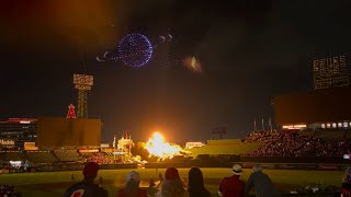 Star Wars Drone Show Angels Stadium 42624 [upl. by Robma384]