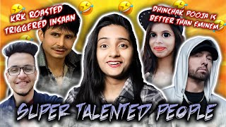 KRK ROASTED triggeredinsaan  FINALLY GOT OUR INDIAN RAP GOD  DEVIKA GUPTA [upl. by Renzo]