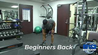 Bio Bootcamp Workout Wednesdays Workout Tip wDavid Lovelace Back Workout for Beginners [upl. by Sande]