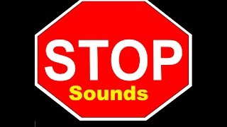 Stop Sound Effects All Sounds [upl. by Corby]