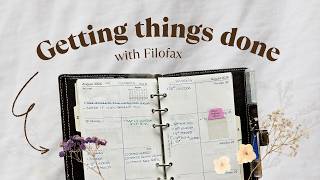 Functional planner setup using GTD in Filofax Personal Holborn [upl. by Anneh]