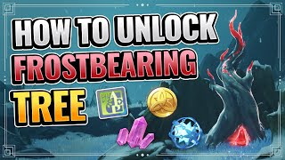 How to unlock Frost bearing Tree in Dragonspine Scarlet Quartz Locations  Genshin Impact Guide [upl. by Obed]