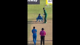 Axar Patel Cleans Up Rassie van der Dussen  SA v IND 3rd ODI [upl. by Aelber]