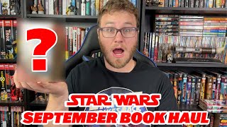 Big Star Wars Book Haul September Star Wars Book amp Comic Book Collection Update [upl. by Truscott]