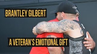 Brantley Gilbert Given a Wounded Veterans Purple Heart [upl. by Drews]