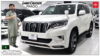 Toyota Land Cruiser Prado TX 2019  Black Interior  Detailed Review [upl. by Lemuela]