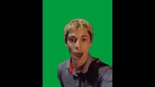 guy with milkshake in parking lot screaming for help green screen [upl. by Westley]