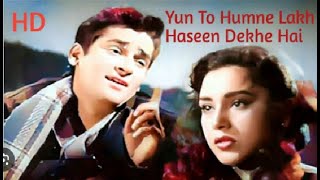 Yun to hamne lakh haseen  Mohammed Rafi  Shammi kapoor [upl. by Nylhsoj]