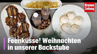 Feenküsse Weihnachten in unserer Backstube  kronetv Rezept der Woche [upl. by Laenaj]