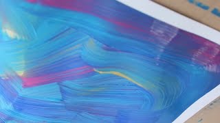 Acrylverf technieken  acrylverf voor beginners  Schilderen voor beginners ontspannende video [upl. by Yruoc]