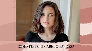 COMO PINTO O CABELO EM CASA  Mafalda Sampaio [upl. by Aiket]