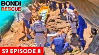 Paramedics Rush to Rope Climbing Disaster  Bondi Rescue Season 9 Episode 8 OFFICIAL UPLOAD [upl. by Elva]