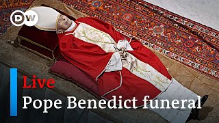 Live Funeral ceremony for Pope Benedict XVI at St Peters Basilica  DW News [upl. by Obeng982]