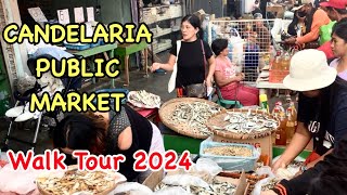 CANDELARIA PUBLIC MARKET  WALK TOUR 2024  Candelaria Quezon Province [upl. by Aihsatsan]