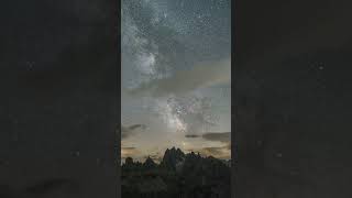 Milky Way Timelapse over the Dolomites [upl. by Kwasi133]