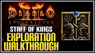 Diablo 2 Resurrected Exploration Walkthrough 9  Staff of Kings [upl. by Norrat]