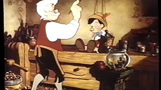 Pinocchio 1940 Trailer VHS Capture [upl. by Quackenbush]