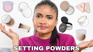 Some of these setting powders are so good they made me want to use setting powders every day [upl. by Kcub]