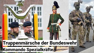 Truppenmärsche der Bundeswehr Kommando Spezialkräfte  KSK und die Tradition der Yorckschen Jäger [upl. by Eirellav536]