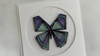 Stained glass from pearl embossing powders [upl. by Ainessej]