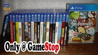 GameStop Exclusive PS4 Games Collection [upl. by Ardnajela]