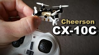 Worlds Smallest Quadcopter Drone With A Camera Cheerson CX10C Vlog Review  TheRcSaylors [upl. by Zena133]